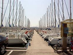 �berw�ltigend - dutzende Segelyachten in der Marina Biograd warten auf ihre Kapit�ne