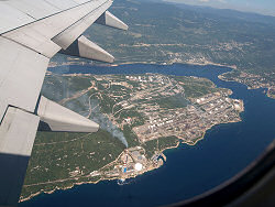 Reisebericht - mit tuifly.com nach Mali Losinj in Kroatien - Blick auf die Bucht südöstlich von Rijeka