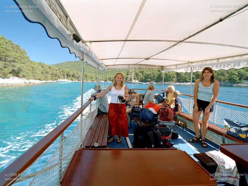 auf Tour mit Kapit�n Mate auf Insel Losinj / Kroatien