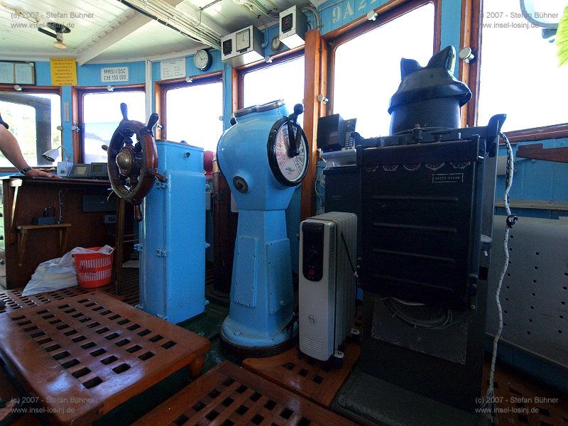 das Motorschiff Marina im Hafen von Mali Losinj in Kroatien