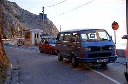 warten auf F�hre zur Insel Rab