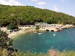 F�hranlegestelle der F�hrlinie Porozina - Brestova zu den  Inseln Cres und  Losinj